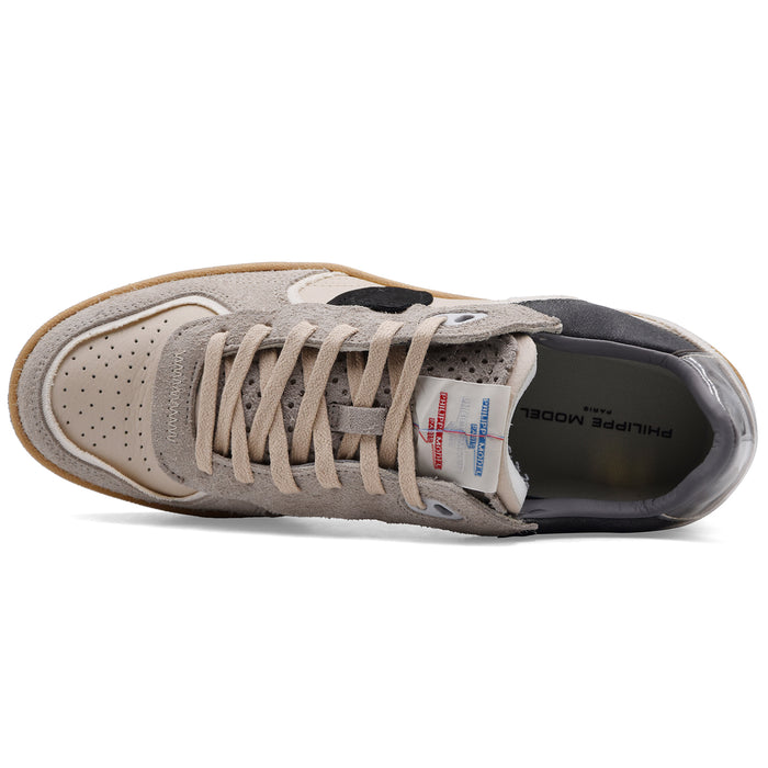 Sneakers Philippe Model Uomo PGLU VXE3 Pelle Scamosciata Grigia