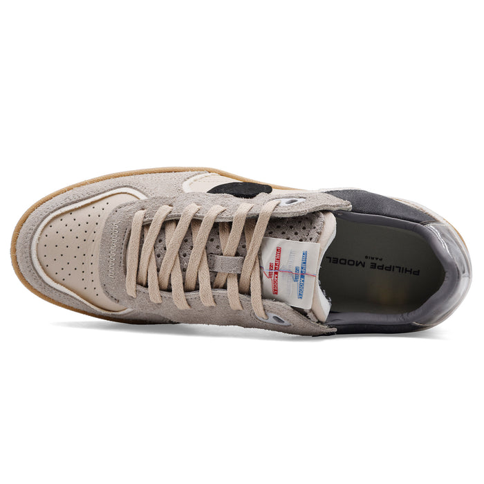 Sneakers Philippe Model Uomo PGLU VXE3 Pelle Scamosciata Grigia