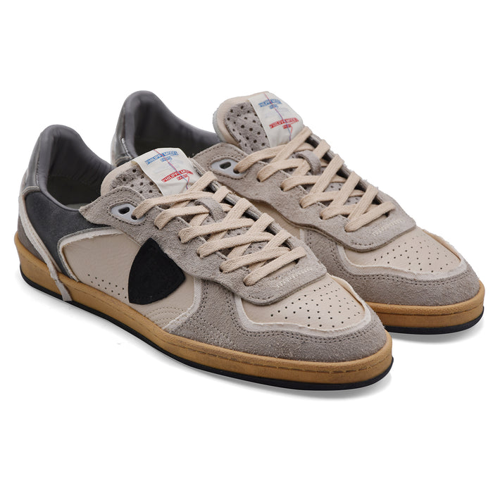 Sneakers Philippe Model Uomo PGLU VXE3 Pelle Scamosciata Grigia