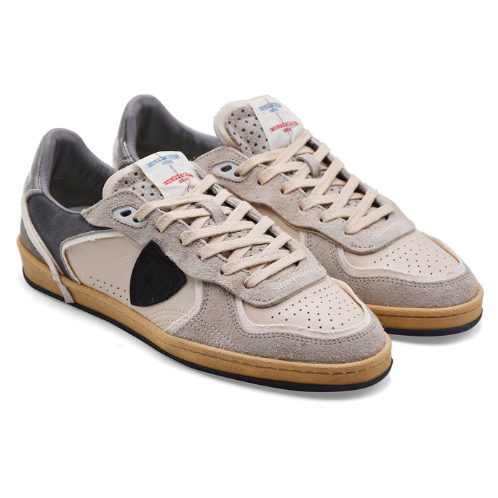 Sneakers Philippe Model Uomo PGLU VXE3 Pelle Scamosciata Grigia