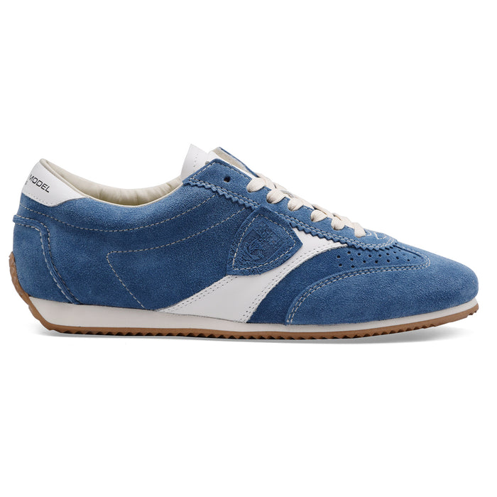 Sneakers Philippe Model Donna PLANCHE LOW In Camoscio Blu Denim