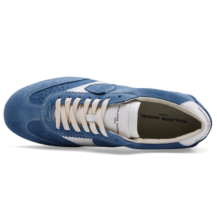 Sneakers Philippe Model Donna PLANCHE LOW In Camoscio Blu Denim