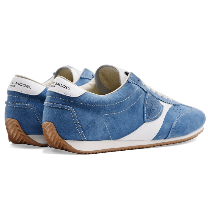 Sneakers Uomo Philippe Model PLANCHE LOW Pelle Scamosciata Blu