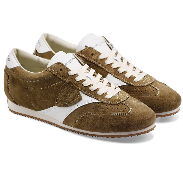 Sneakers Philippe Model Uomo PLANCHE LOW In Camoscio Militare