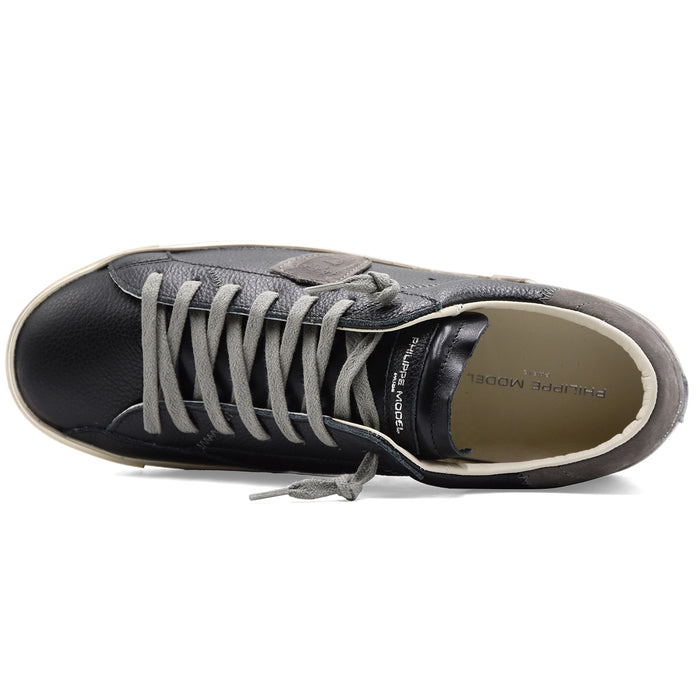 Sneakers Philippe Model Prsx Uomo Fango Nero Scudetto Iconico
