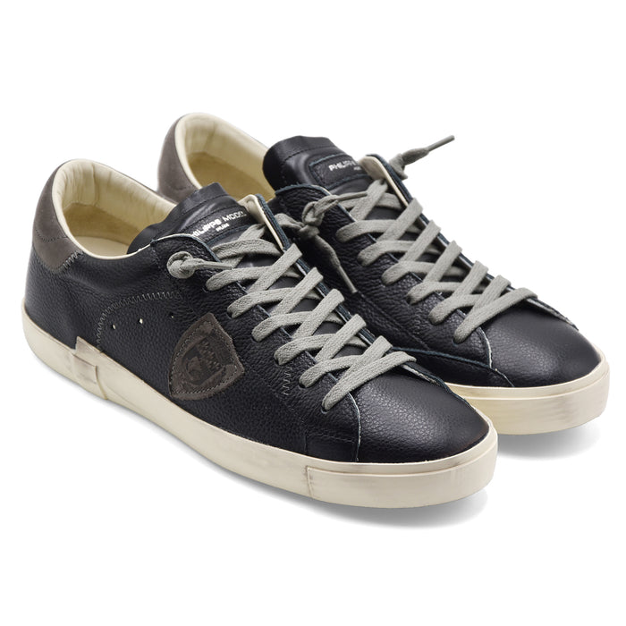 Sneakers Philippe Model Prsx Uomo Fango Nero Scudetto Iconico