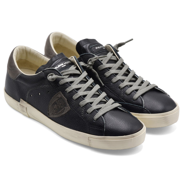 Sneakers Philippe Model Prsx Uomo Fango Nero Scudetto Iconico
