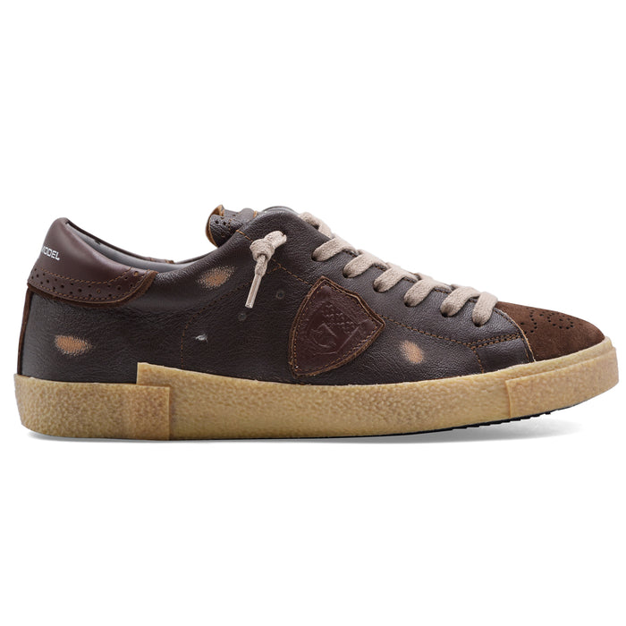 Sneakers Philippe Model Paris PRSX Uomo Marrone Vintage Brogue