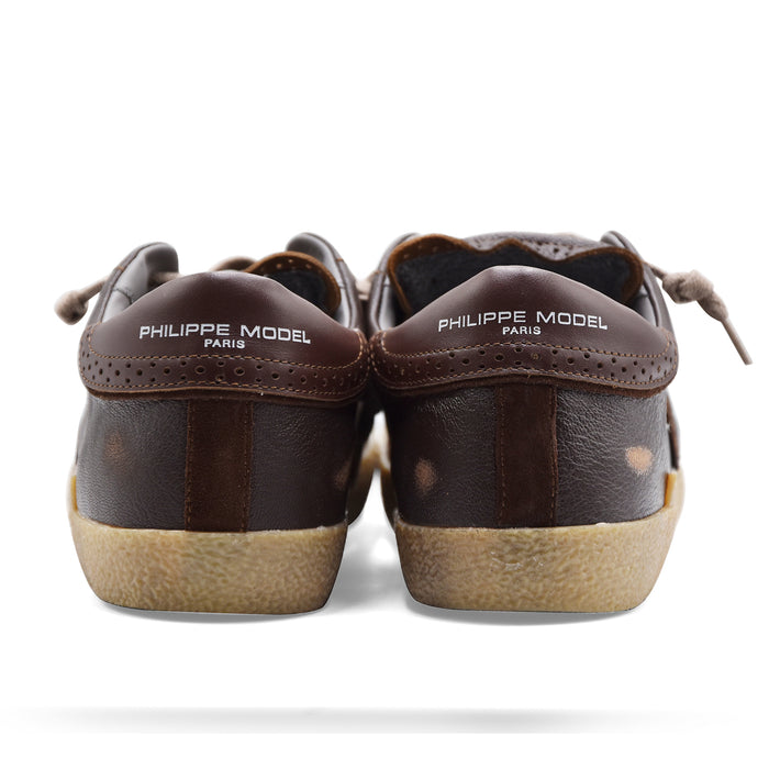 Sneakers Philippe Model Paris PRSX Uomo Marrone Vintage Brogue