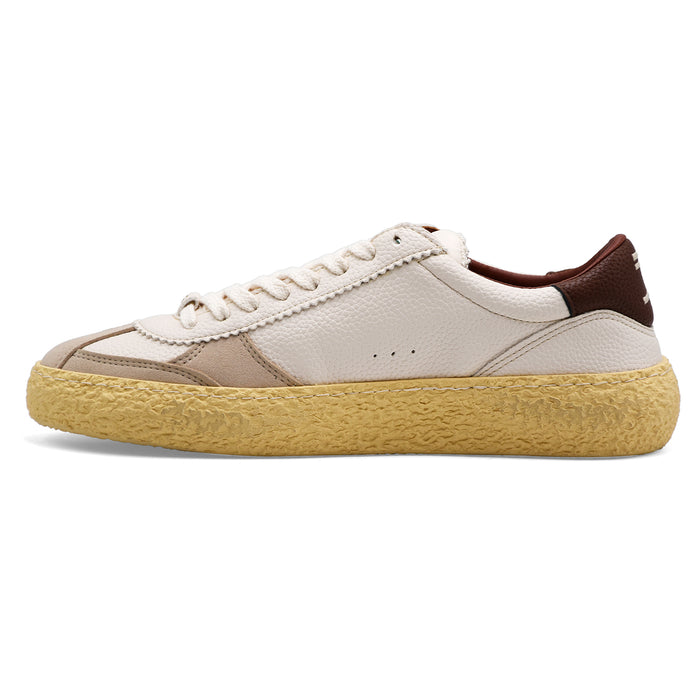 Sneakers Uomo Puraai 1.01 Vintage Bianco Cognac Cruelty-Free