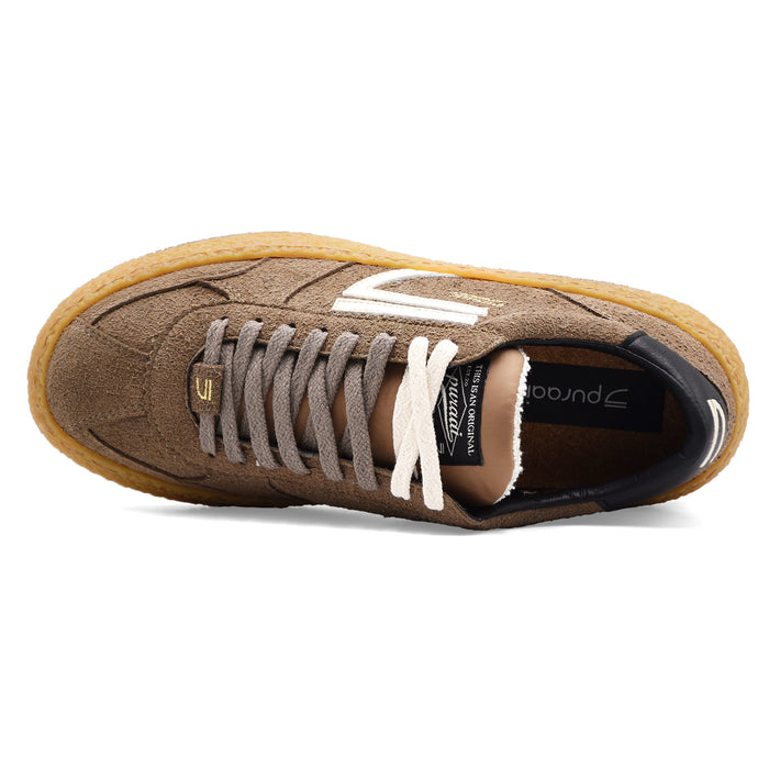 Sneakers Uomo Puraai 1.01 Vintage Baileys Tortora Stile Retrò