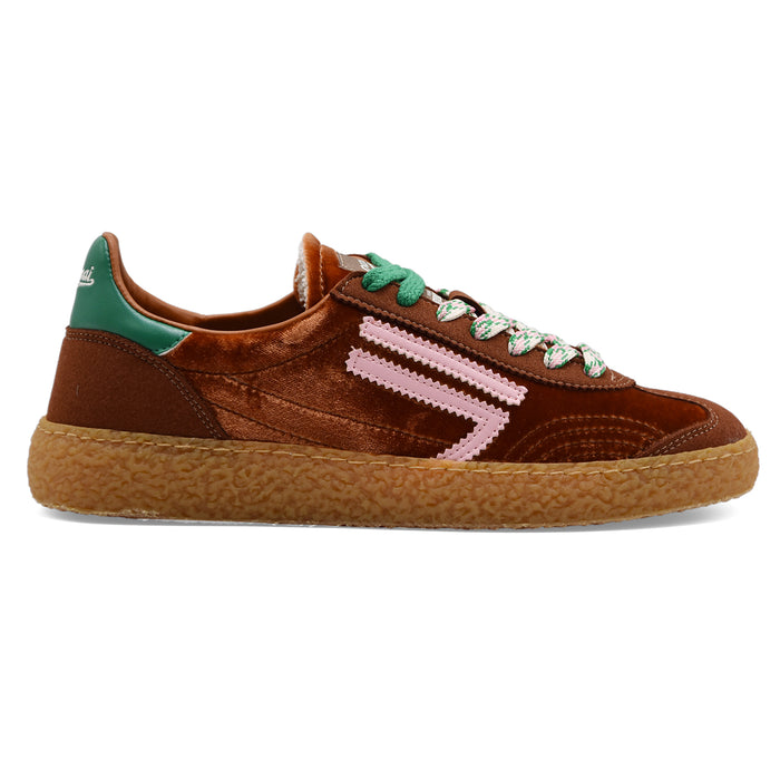 Sneakers Donna Puraai 6.01 XS Bronze Effetto Velluto Marrone
