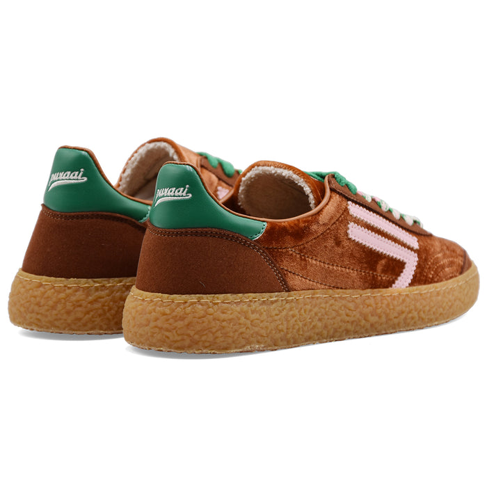 Sneakers Donna Puraai 6.01 XS Bronze Effetto Velluto Marrone