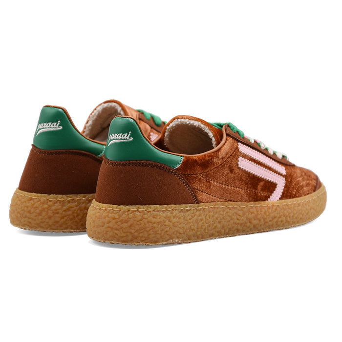 Sneakers Donna Puraai 6.01 XS Bronze Effetto Velluto Marrone
