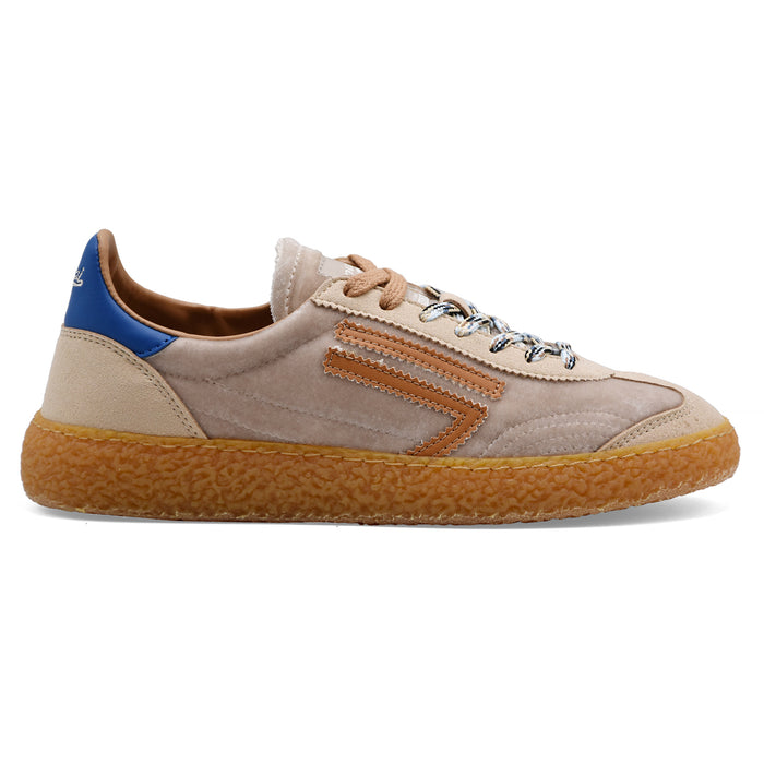 Sneakers Puraai Donna 6.01 XS Beige E Logo Tonalità Caramello