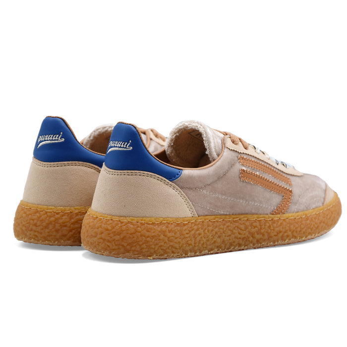 Sneakers Puraai Donna 6.01 XS Beige E Logo Tonalità Caramello