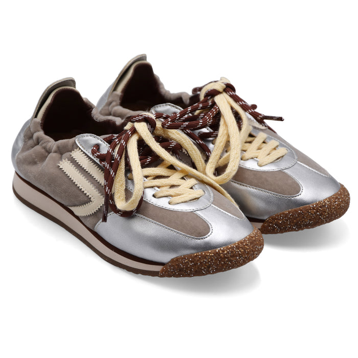 Sneakers Donna Puraai P.02 Panther Radio Argento Metallizzato