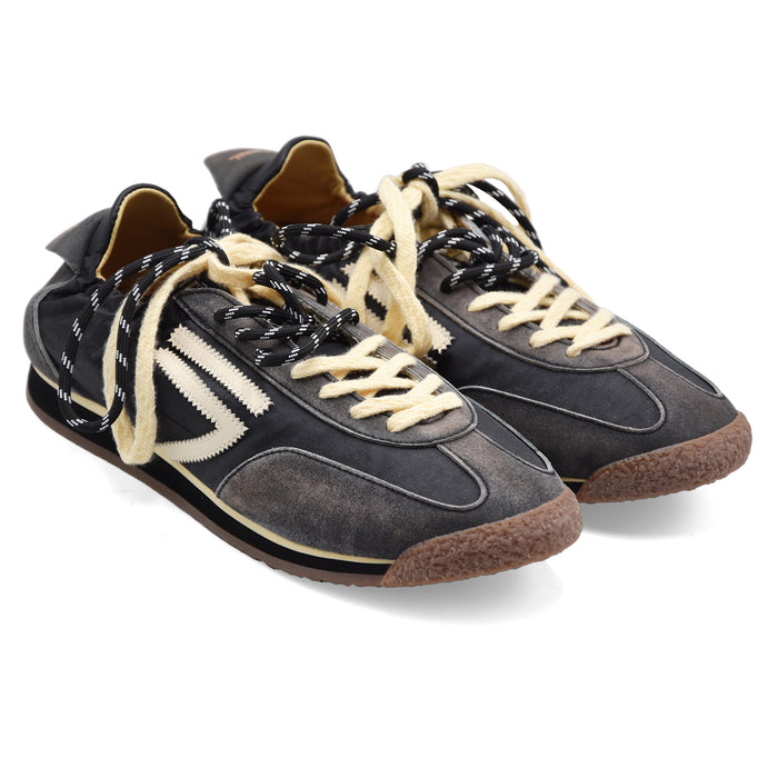 Sneakers Uomo Puraai 6.02 Panther Nero Grigio Sportivo Retrò