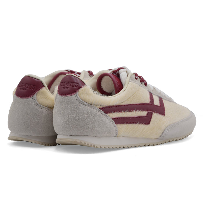 Sneakers Da Donna Pro Keds Cavallino E Pelle Bordeux RACER 77