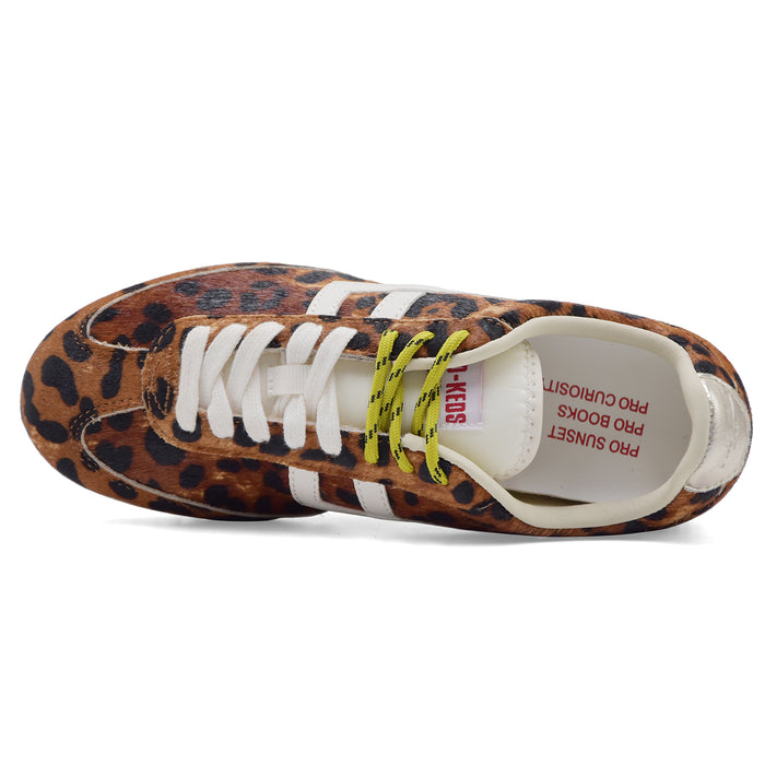 Sneakers Donna Pro Keds RACER 77 Pelle Scamosciata Leopardata