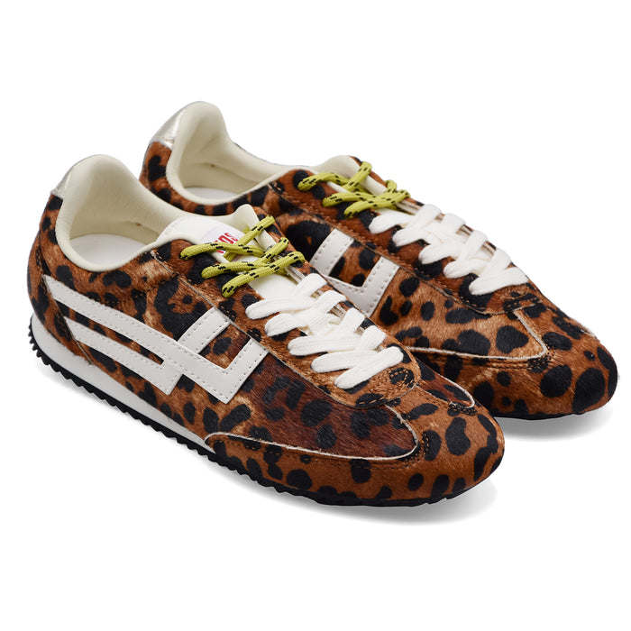 Sneakers Donna Pro Keds RACER 77 Pelle Scamosciata Leopardata