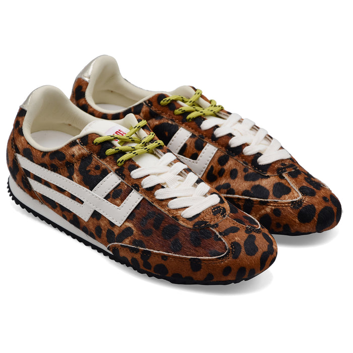Sneakers Donna Pro Keds RACER 77 Pelle Scamosciata Leopardata