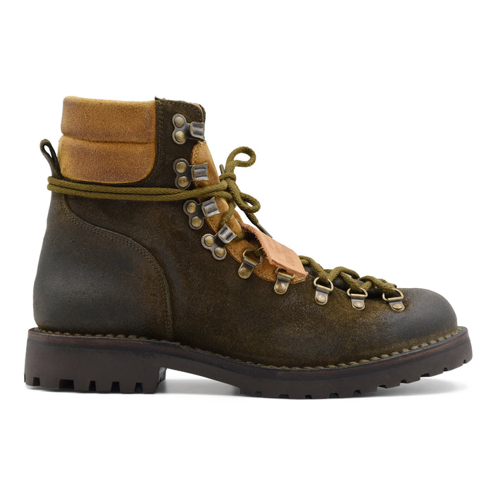 Pedula Astorflex Uomo Rockflex Vera Pelle Scamosciata Foresta