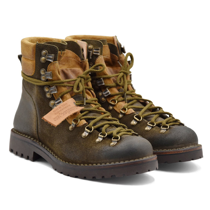 Pedula Astorflex Uomo Rockflex Vera Pelle Scamosciata Foresta