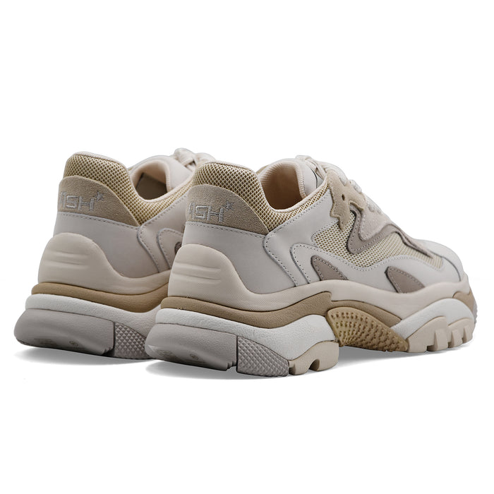 Sneakers Donna Ash Addict 01 Gesso Beige Sabbia Ben Abbinabili