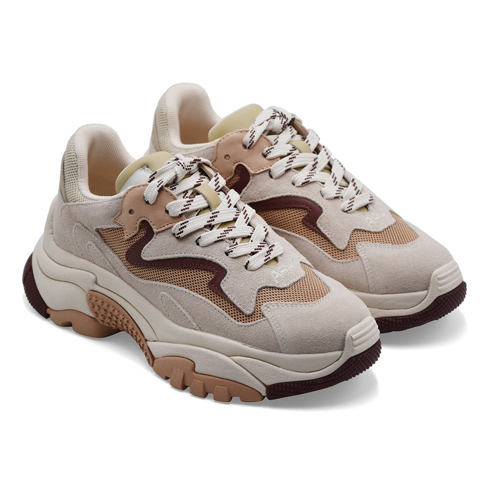 Sneakers Ash Addict 03 Talc Cappuccino Donna Inserti Multicolor