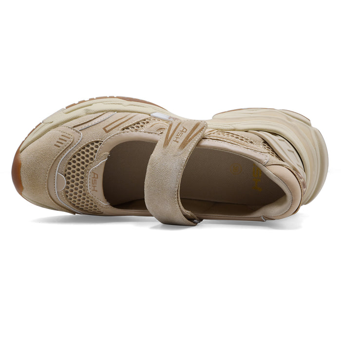 Sneakers Mary Jane Donna Ash Rolls Mesh Tecnico Cappuccino Donna