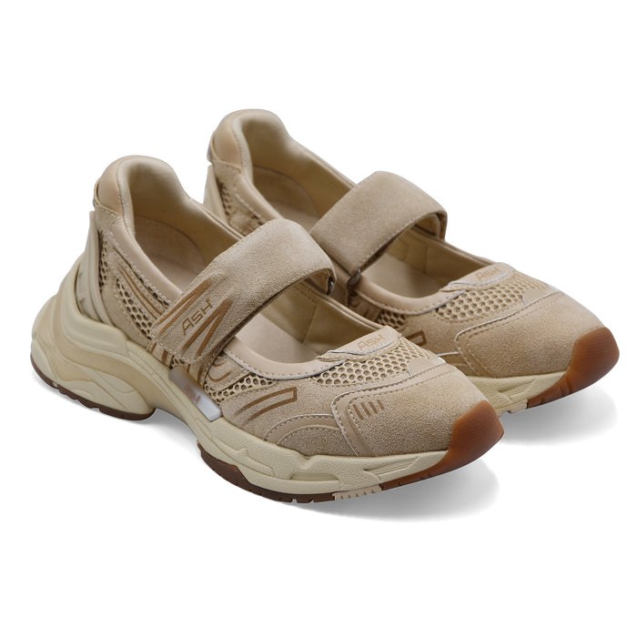 Sneakers Mary Jane Donna Ash Rolls Mesh Tecnico Cappuccino Donna