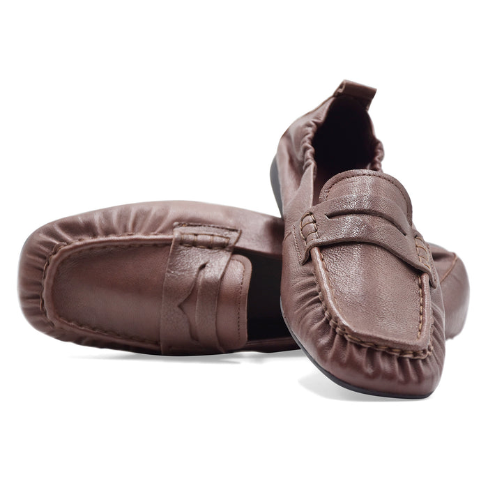 Mocassini Copenhagen Studios Donna CPH885 In Vera Pelle Marrone