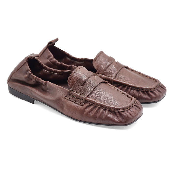 Mocassini Copenhagen Studios Donna CPH885 In Vera Pelle Marrone