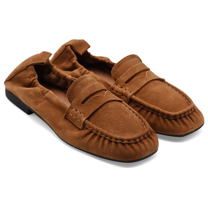 Mocassini Donna Copenhagen Studios CPH885 In Camoscio Tabacco