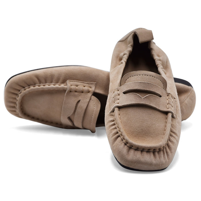 Mocassini Donna Copenhagen Studios CPH885 Morbido Camoscio Sand