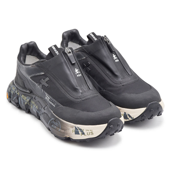 Sneakers Premiata Sciliard 448 Donna Tessuto Nero Resistente