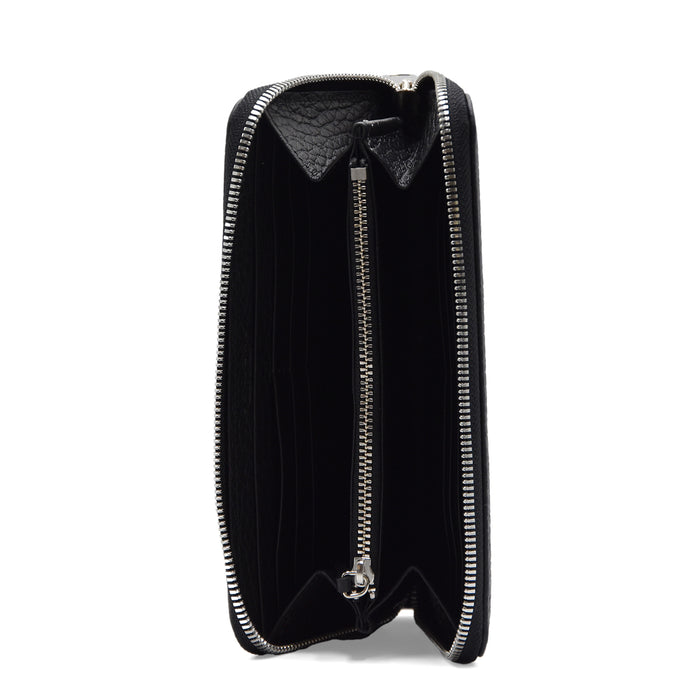 Portafoglio Orciani Donna In Vera Pelle Martellata Nero SD0047