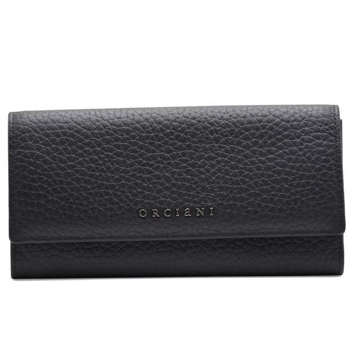 Orciani Portafoglio Nero Donna SD0129 Morbida Pelle Di Qualità