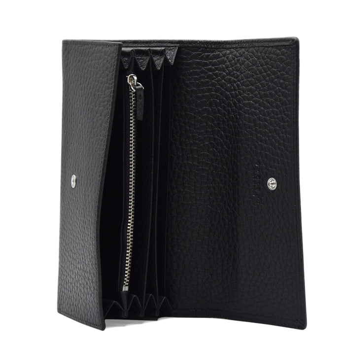 Orciani Portafoglio Nero Donna SD0129 Morbida Pelle Di Qualità