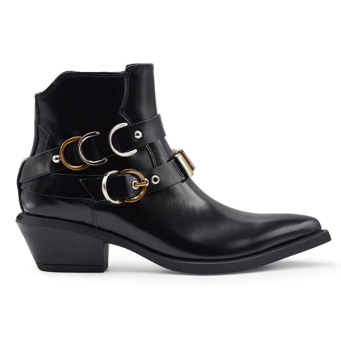 Stivaletti Texani Pinko Donna Tex 13 Nero Dal Design Grintoso