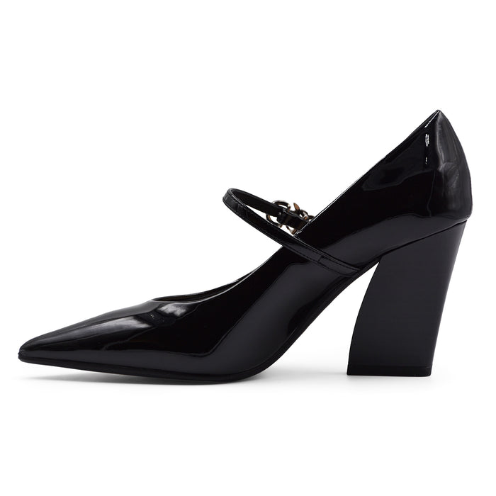 Décolleté Mary Jane Pinko Donna Viola 01 Patent Nero Con Fibbia