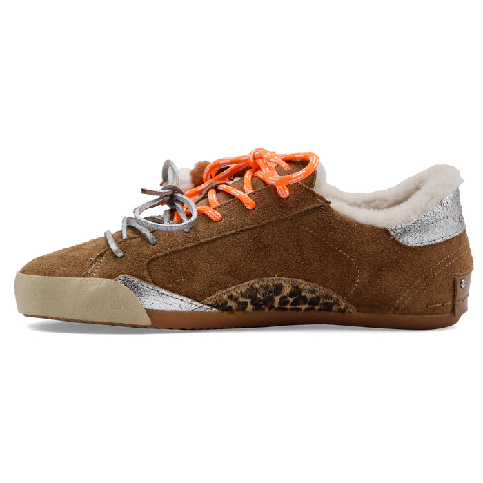 Crime London Sneakers Donna Pelle Scamosciata Beige SNEAKERINA