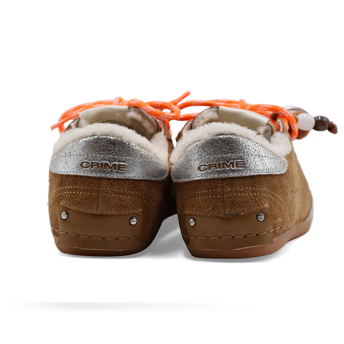 Crime London Sneakers Donna Pelle Scamosciata Beige SNEAKERINA