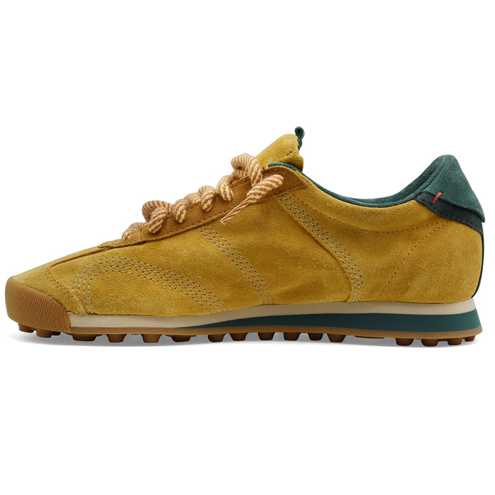 Sneakers Satorisan Uomo Stardust Pelle Scamosciata Gialla Verde