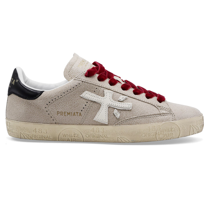 Sneakers Donna Premiata Stevend 8492 Rosa Dal Finish Morbido