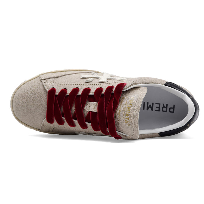 Sneakers Donna Premiata Stevend 8492 Rosa Dal Finish Morbido