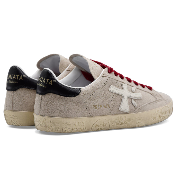 Sneakers Donna Premiata Stevend 8492 Rosa Dal Finish Morbido