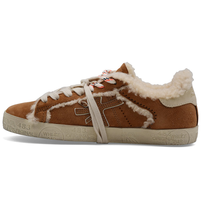 Sneakers Premiata Stevend 8693M Donna Cuoio Pelle Scamosciata