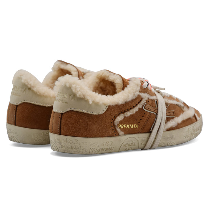 Sneakers Premiata Stevend 8693M Donna Cuoio Pelle Scamosciata